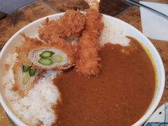 吉列海陆咖喱套餐-山杏yama-katsu·吉列炸物