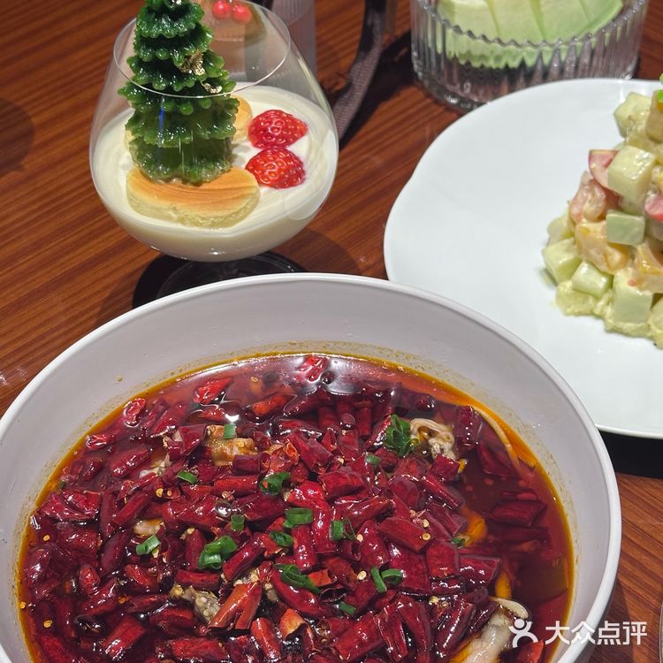 在万象城吃到了圣诞主题的漂亮饭