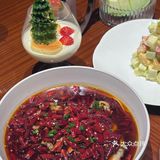 在万象城吃到了圣诞主题的漂亮饭