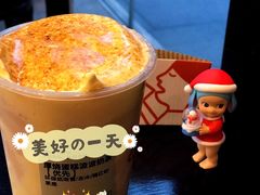 厚烧蛋糕波波奶茶-喜茶(深圳万象城黑金店)