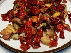 皱皮椒炒腊味-大海碗·京菜炸酱面(雍和宫店)