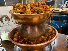 特色牛蛙锅-超越炭火牛蛙火锅鸡(河东店)