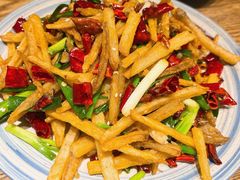 干煸藕丝-静一餐厅·湖北菜(前门店)