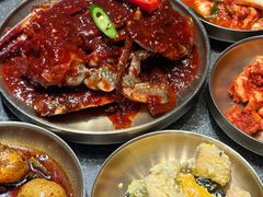 -草家酱蟹炭火烤肉店(珲春南路二店)