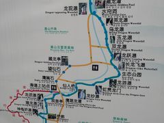 导游图-藏龙百瀑风景区