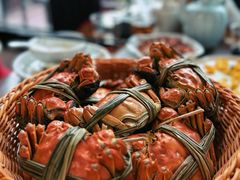 清蒸大闸蟹-蟹村草堂·苏式园林人文农家·大闸蟹