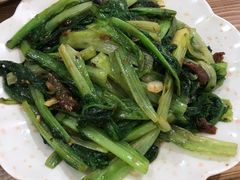 豆豉鲮鱼炒油墨菜-南记食粥坊·宵夜大排档(莲花总店)