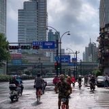 台风来临前，我以为穿越了…