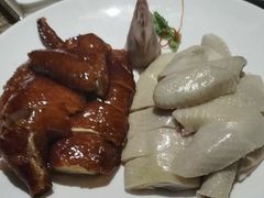 烤鸡白斩鸡双拼-秦园酒楼(水岸星城店)