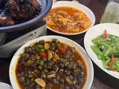 -阿峰饭店·本地土菜馆·农家土鸡煲·一品神仙鸡(报福店)