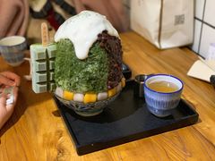 抹茶生乳かき氷-WONDER ICE 萬得冰田(建設路总店)
