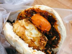 -清真马乐贝腊牛肉蛋黄菜夹馍(马蓉洒金桥店)
