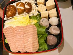 田园食蔬拼盘-润园四季椰子鸡火锅(海上世界店)