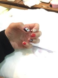 -孔雀手美甲美睫护理