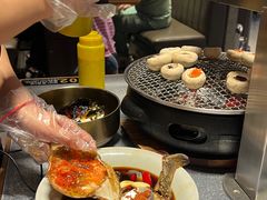 -草家酱蟹炭火烤肉店(珲春南路二店)
