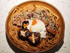 寿喜烧牛肩肉烩意面配温泉蛋-BE BRIGHT KITCHEN(正佳广场店)