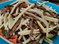 冬笋肉丝-西域美食(西直门南小街店)