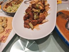 -海派美食·家宴海鲜青岛菜·石锅鲽鱼头(东方城店)