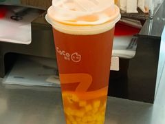 黄桃百香红茶-CoCo都可(光谷天地店)