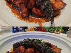葱烤大乌参红烧肉-好福记饭店(红梅公园店)