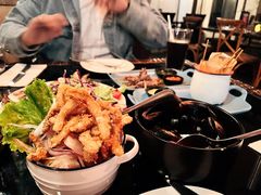 酸橘汁腌鲈鱼配炸鱿鱼-El Bodegon阿根廷秘鲁餐厅(幸福路店)