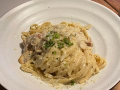 培根蘑菇意面-MONICH牛排融合餐厅(和义大道购物中心店)