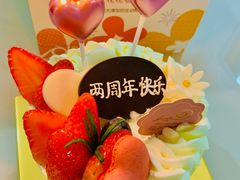 清甜白桃蛋糕-花花卷卷·鲜食蛋糕(静安久光百货店)