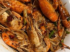 甜麻罗氏大虾-在老街·淮安大排档·甜麻干煸龙虾·烧烤(河下古镇店)