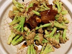 小炒有机花菜-四季民福烤鸭店(王府井灯市口店)