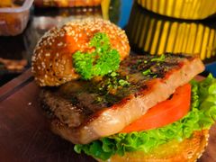 澳洲和牛肉眼牛排汉堡-Lets burger非常汉堡·环球风味(蓝色港湾店)