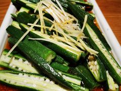 白灼秋葵-小土豆北方菜馆(文慧园店)