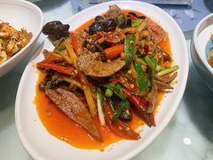 火爆猪肝-懒人盐府人家(航天桥店)