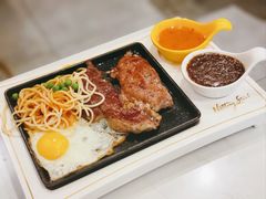 红胡椒厚切肋眼牛排-诺丁牛排披萨自助餐厅(汕头苏宁店)