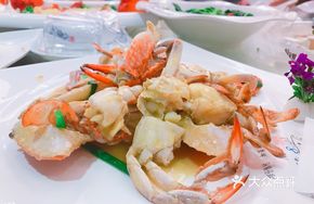 Ginger and Green Onion Flower Crab