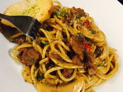 黑椒牛柳意大利面-么么咖啡(燕郊店)