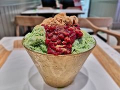 绿茶雪花刨冰-巴黎贝甜(国贸店)