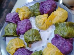 手工彩色蒸饺-素心斋素食餐厅