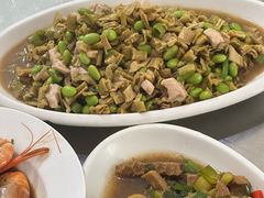 笋干毛豆肉丁-老太婆饭店(新富路店)