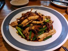 五花肉炒笔管-吕氏疙瘩汤·私家菜馆(慈云寺店)