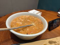 大虾疙瘩汤-老东家民间菜(迎宾路店)
