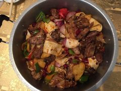 -炕锅羊肉土火锅面片大王