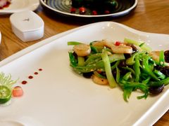 虾酱芥兰爆日本带子-彩丰楼中餐厅·仁恒洲际酒店