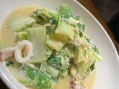 笔管鱼炒小白菜-必点海鲜·鲅鱼水饺(鞍山西道店)