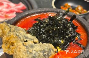 Sweet and Spicy Seaweed Cheese Rice Cake
