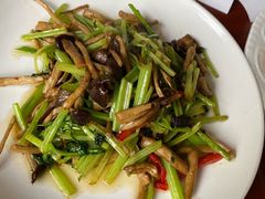 炒茶树菇-大明寺素斋