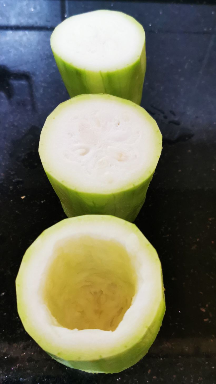 营养健康美味简单的素蟹黄瓠子白玉菇