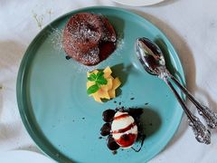 熔岩巧克力蛋糕-花·fleur古董西餐厅(西城夜未央店)