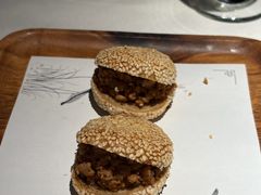 肉沫芝麻烧饼-四季民福烤鸭店(和平里店)