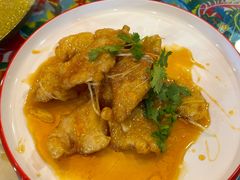 锅包肉-闯关东东北农家菜(崂山石老人店)