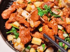 葱爆小羊羔肉-悦融琥珀·京鲁菜·海味珍品(西单店)